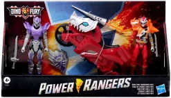 Discount 😉 Power Rangers Dino Fury Showdown Pack Action Figure Set [Red Ranger & Vehicle vs Void Knight] 🤩
