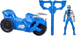 Hot Sale 👏 Power Rangers Dino Fury Rip N Go Tricera Battle Rider Figure & Vehicle 🌟 -Power Rangers shop 5010993933563 inset2