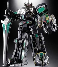 Deals ❤️ Power Rangers Soul of Chogokin GX-72B Megazord Exclusive Action Figure [Black Version] 👍