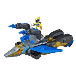 Best Pirce 🔥 Power Rangers Black Ranger & Rhino Zord Action Figure 🎁 -Power Rangers shop blackrangerrhino inset1