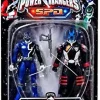 Promo 😉 Power Rangers SPD Light Patrol Blue Power Ranger and 🐶 Doggy Cruger Action Figure 2-Pack [Damaged Package] 🔔 -Power Rangers shop bluedoggycrugerdp