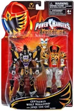 Outlet 🌟 Power Rangers Mystic Force Centaurus Wolf Megazord and Jenji the Cat Exclusive Action Figure 2-Pack 😉
