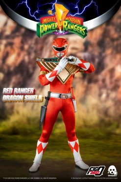 Best deal 🎁 Power Rangers Mighty Morphin Red Ranger Action Figure [Dragon Shield] 👏 -Power Rangers shop dec209472 inset2