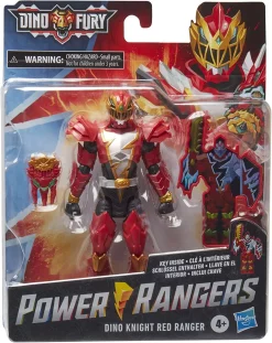 New 👏 Power Rangers Dino Fury Dino Knight Red Ranger Action Figure 🔥