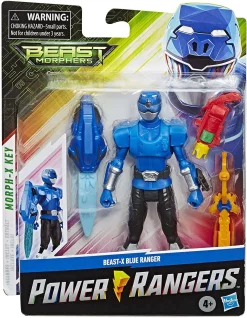 Best Sale 🔔 Power Rangers Beast Morphers Blue Ranger Beast X Mode Basic Action Figure 🎁