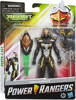 Coupon 😍 Power Rangers Beast Morphers Cybervillain Gold Blaze Basic Action Figure ⌛