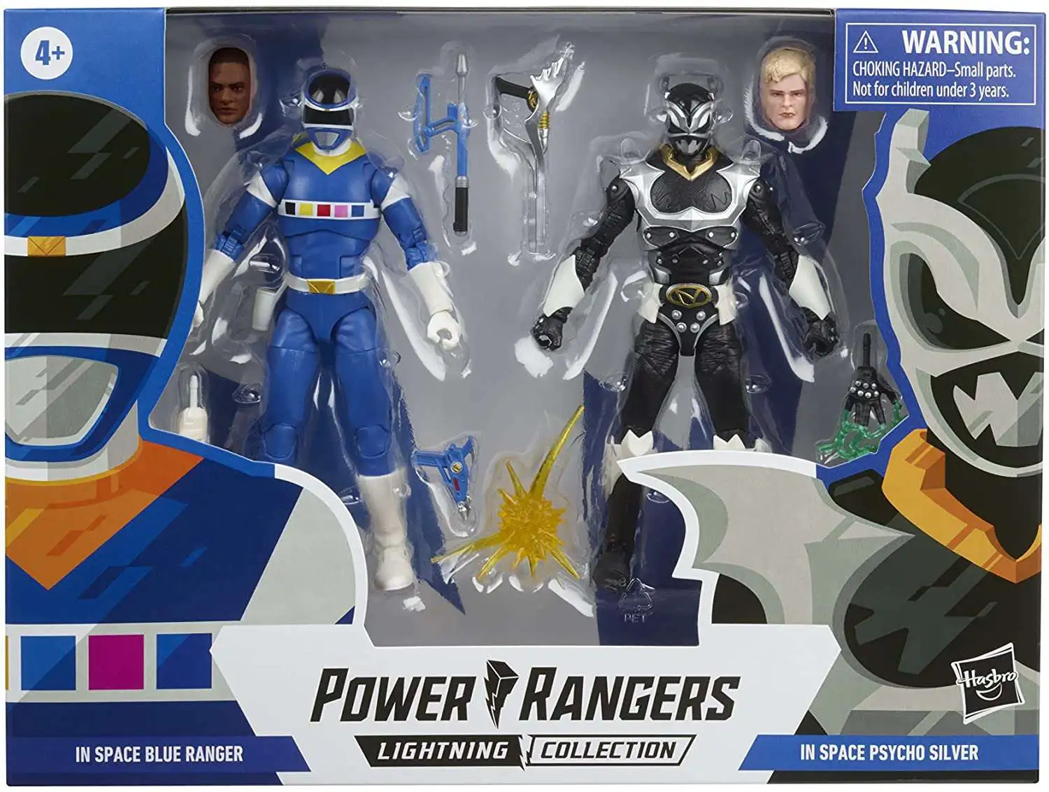 New ๐ Power Rangers In Space Lightning Collection Blue Ranger vs. Psycho Silver Action Figure 2-Pack ๐ 4 New ๐ Power Rangers In Space Lightning Collection Blue Ranger vs. Psycho Silver Action Figure 2-Pack ๐ - Image 2