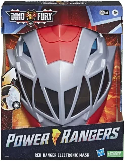 Buy 🌟 Power Rangers Dino Fury Red Ranger Electronic Mask Role Play Toy 🔔