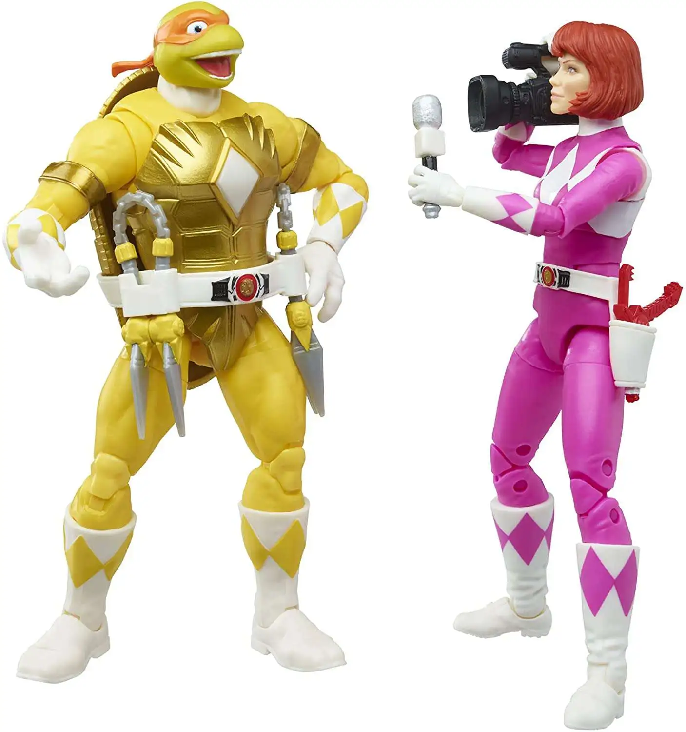 Deals ❤️ Power Rangers Teenage Mutant Ninja Turtles Lightning Collection Morphed April O'Neil & Morphed Michelangelo Action Figure 2-Pack ⌛ 4 Deals ❤️ Power Rangers Teenage Mutant Ninja Turtles Lightning Collection Morphed April O'Neil & Morphed Michelangelo Action Figure 2-Pack ⌛ - Image 2