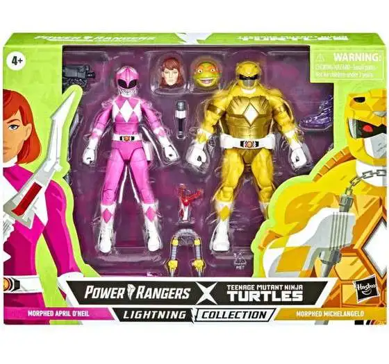Deals ❤️ Power Rangers Teenage Mutant Ninja Turtles Lightning Collection Morphed April O'Neil & Morphed Michelangelo Action Figure 2-Pack ⌛ 3 Deals ❤️ Power Rangers Teenage Mutant Ninja Turtles Lightning Collection Morphed April O'Neil & Morphed Michelangelo Action Figure 2-Pack ⌛