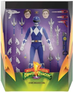 Wholesale 🌟 Mighty Morphin' Power Rangers Ultimates Wave 3 Blue Ranger Action Figure (Pre-Order ships January) 🎉