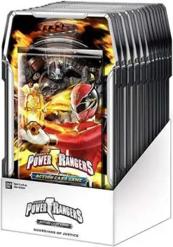 Flash Sale 🎉 Power Rangers Action Trading Card Game Guardians of Justice Booster Box [15 Packs] 👍