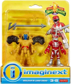 Discount 🔥 Fisher Price Power Rangers Imaginext Mighty Morphin Goldar & Lord Zedd Mini Figure 2-Pack ❤️