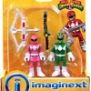 Best Sale 🥰 Fisher Price Power Rangers Imaginext Mighty Morphin Green Ranger & Pink Ranger Mini Figure 2-Pack 🔔 -Power Rangers shop imaginextmmprgrnpnk