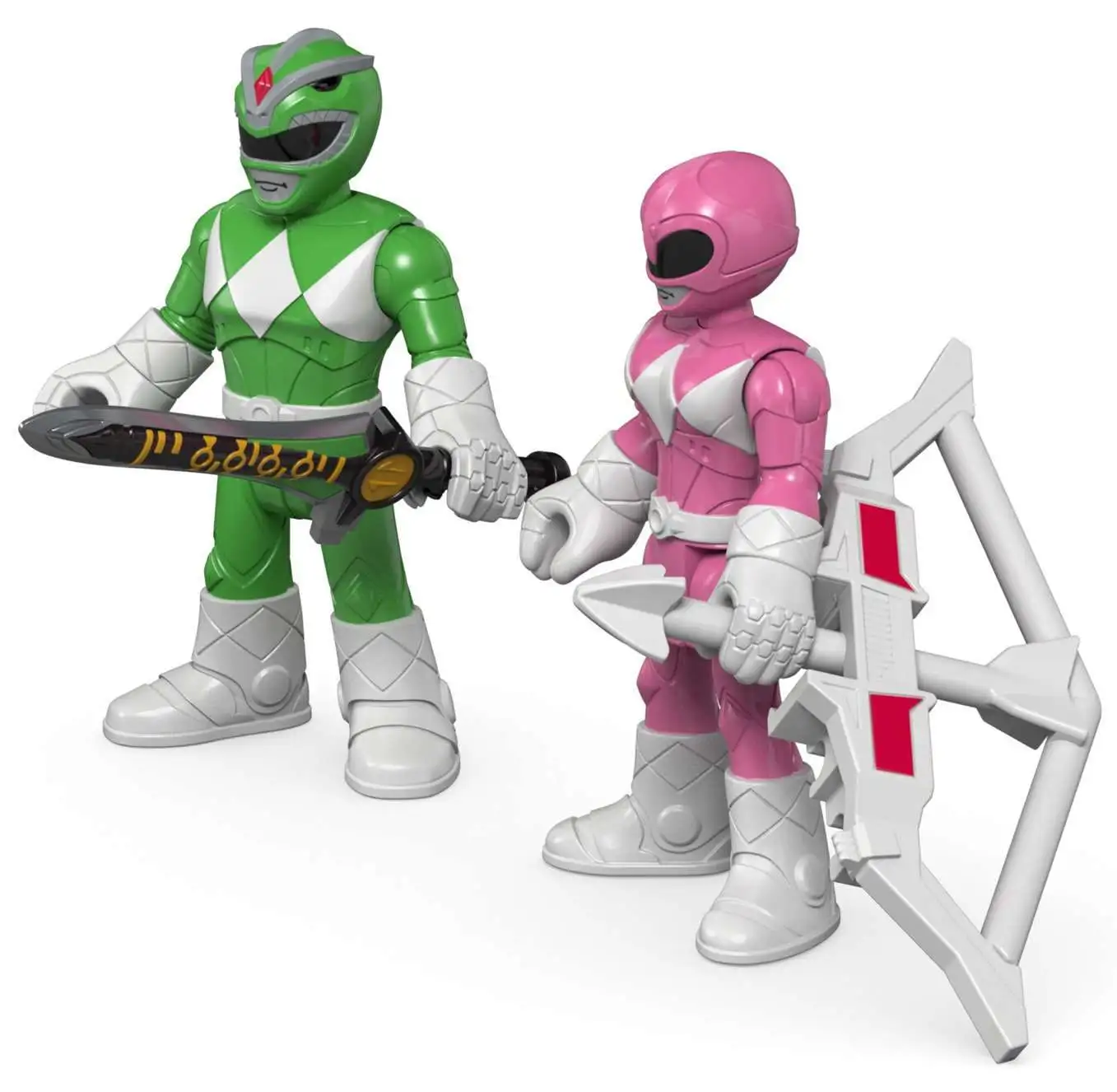 Best Sale 🥰 Fisher Price Power Rangers Imaginext Mighty Morphin Green Ranger & Pink Ranger Mini Figure 2-Pack 🔔 5 Best Sale 🥰 Fisher Price Power Rangers Imaginext Mighty Morphin Green Ranger & Pink Ranger Mini Figure 2-Pack 🔔 - Image 3