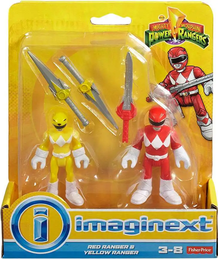 Outlet ๐ Fisher Price Power Rangers Imaginext Mighty Morphin Red Ranger & Yellow Ranger Mini Figure 2-Pack ๐ 2 Outlet ๐ Fisher Price Power Rangers Imaginext Mighty Morphin Red Ranger & Yellow Ranger Mini Figure 2-Pack ๐