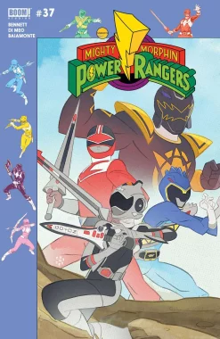 Brand new 🔥 Boom Studios Mighty Morphin Power Rangers #37 Beyond The Grid Comic Book [Gibson Variant] 🌟