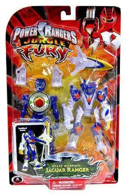 Promo 🧨 Power Rangers Jungle Fury Battlized Beast Morphin Jaguar Ranger Action Figure [Damaged Package] 😍