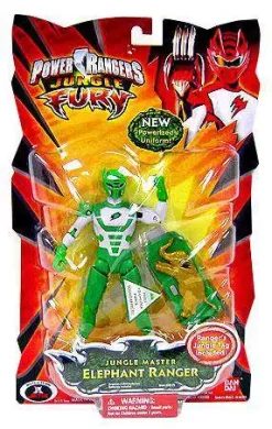 Brand new ✨ Power Rangers Jungle Fury Jungle Master Elephant Ranger Action Figure 😉