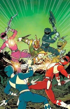 Best Sale 🌟 Boom Studios Mighty Morphin Power Rangers #1 Shattered Grid Comic Book [Burnham Variant Cover] 🔔
