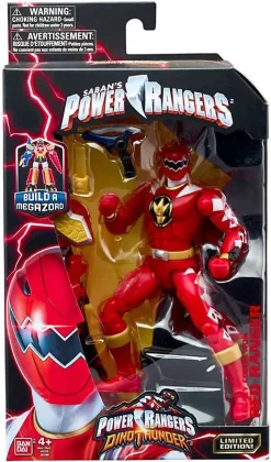Outlet 👏 Power Rangers Dino Thunder Legacy Build A Megazord Red Ranger Action Figure [DT] 🥰