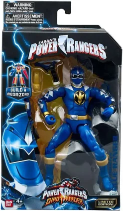 Flash Sale 🔥 Power Rangers Dino Thunder Legacy Build A Megazord Blue Ranger Action Figure [DT] 😉