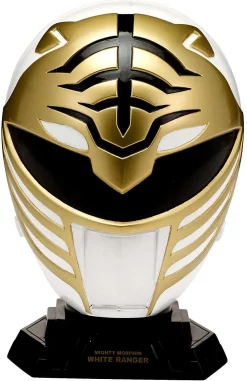 Best Pirce 👏 Power Rangers Mighty Morphin Legacy White Ranger Helmet [Quarter Scale, Loose] 👏