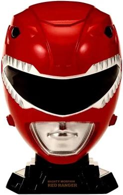 Best deal 🎉 Power Rangers Mighty Morphin Legacy Red Ranger Helmet [Quarter Scale, Damaged Package] 😉