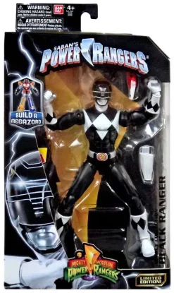 Best Pirce 🛒 Power Rangers Mighty Morphin Legacy Build A Megazord Black Ranger Action Figure [MMPR] 😉