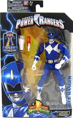 Deals 🎁 Power Rangers Mighty Morphin Legacy Build A Megazord Blue Ranger Action Figure [MMPR] 🎉