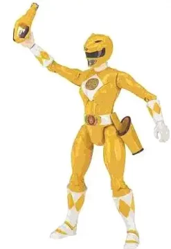 Discount 🔔 Power Rangers Mighty Morphin The Movie Yellow Ranger Exclusive Action Figure ⌛ -Power Rangers shop legacymovieyellow inset1