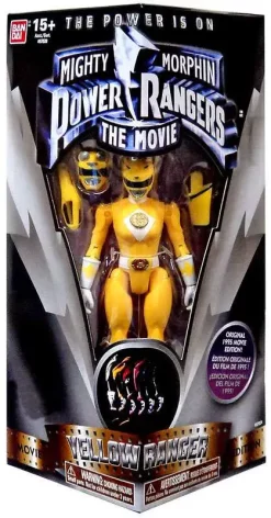 Outlet 🎁 Power Rangers Mighty Morphin The Movie Yellow Ranger Exclusive Action Figure [Damaged Package] 🌟