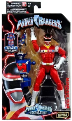 Best Sale 😀 Power Rangers In Space Legacy Build A Megazord Red Ranger Action Figure [PRIS] 😉