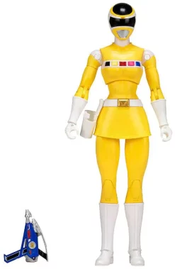 Wholesale 🔥 Power Rangers In Space Legacy Build A Megazord Yellow Ranger Action Figure [PRIS] 🧨 -Power Rangers shop legacyspaceyellow inset2