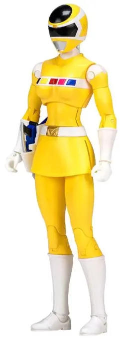 Wholesale 🔥 Power Rangers In Space Legacy Build A Megazord Yellow Ranger Action Figure [PRIS] 🧨 -Power Rangers shop legacyspaceyellow inset3