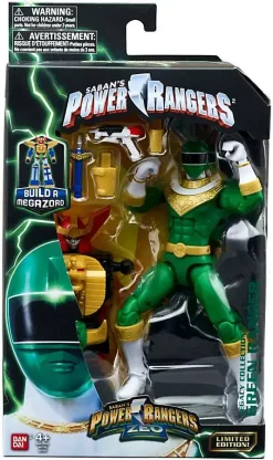 Best Pirce ❤️ Power Rangers ZEO Legacy Build A Megazord Green Ranger Action Figure [ZEO] 🎉