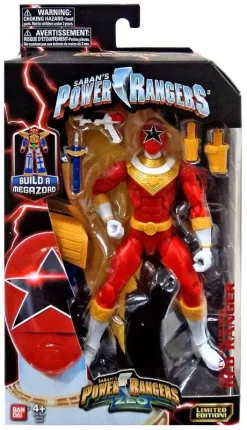 Coupon 👏 Power Rangers ZEO Legacy Build A Megazord Red Ranger Action Figure [ZEO] 😍
