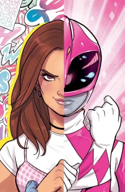 Best Sale 😉 Boom Studios Mighty Morphin Power Rangers Pink #1 of 6 Comic Book [Babs Tarr Glitter Variant Cover] ❤️
