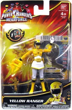 Cheap 🎉 Power Rangers Megaforce Yellow Ranger Action Figure ⌛