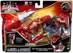 Outlet 🥰 Power Rangers Megaforce Zord Builder Sky Brothers Zord Vehicle and Red Ranger Action Figure Set [Damaged Package] ✔️