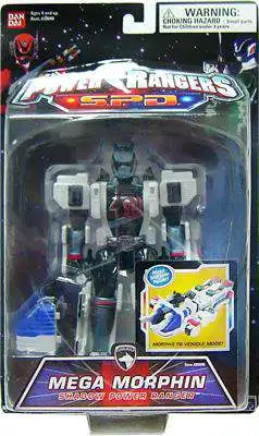 Promo ✨ Power Rangers SPD Mega Morphin Shadow Power Ranger Action Figure [Damaged Package] 👍
