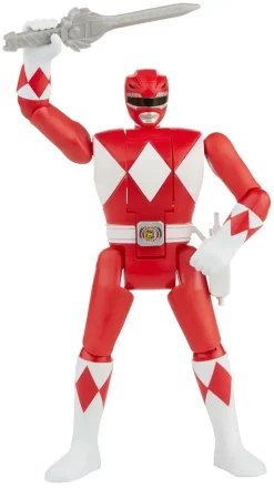 Discount 👏 Power Rangers Mighty Morphin Retro-Morphin Jason Action Figure [Red Ranger] 😉 -Power Rangers shop mmprretromorphjason inset4