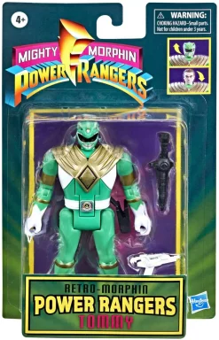 Best Sale 🔥 Power Rangers Mighty Morphin Retro-Morphin Tommy Action Figure [Green Ranger] 👍