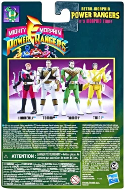 Best Sale 🔥 Power Rangers Mighty Morphin Retro-Morphin Tommy Action Figure [Green Ranger] 👍 -Power Rangers shop mmprtommygrn inset3