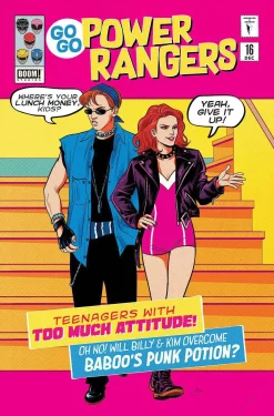 Outlet 🎁 Boom Studios Go Go Power Rangers #16 Beyond The Grid Comic Book [Mok Variant Cover] ❤️