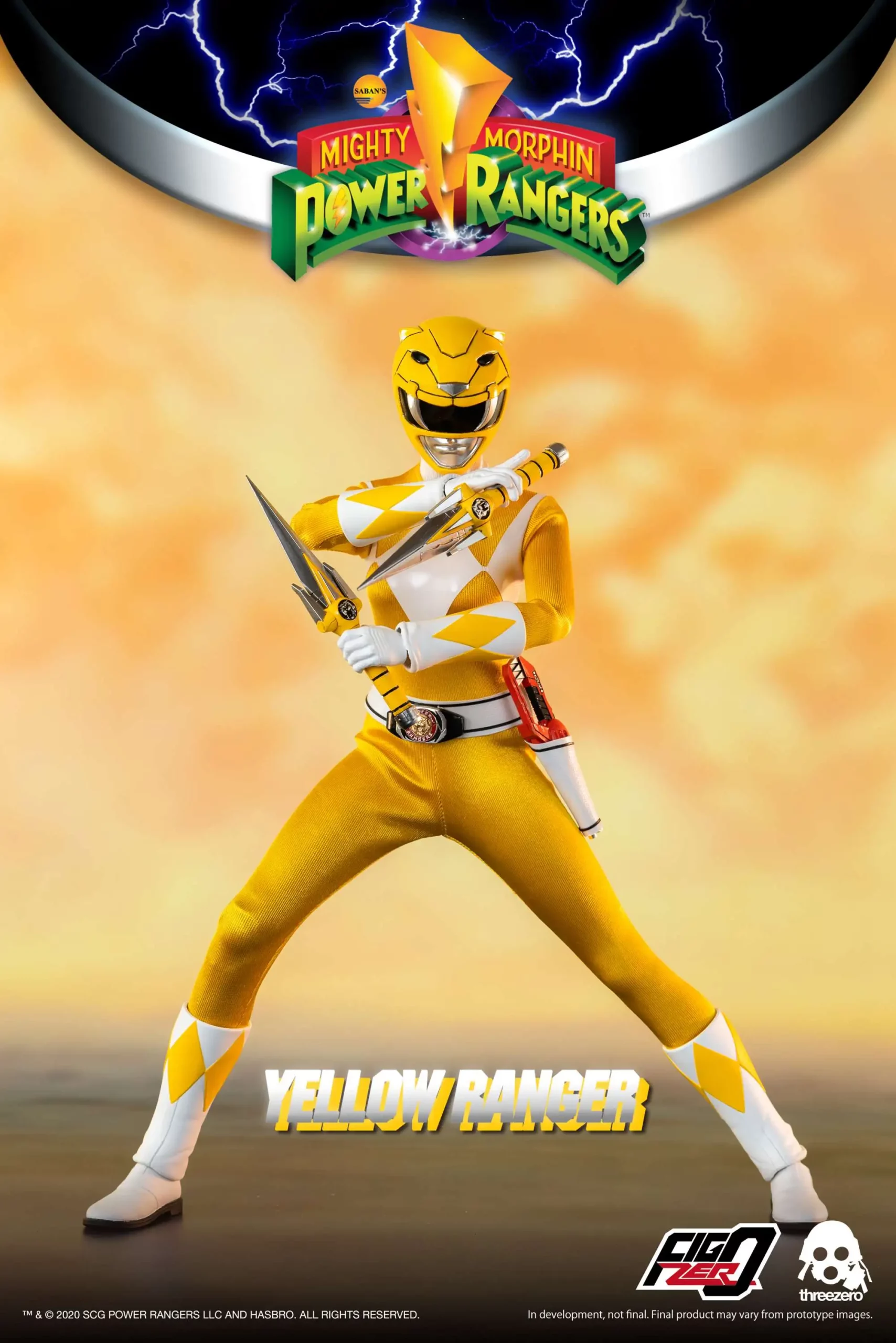 Cheap ๐ Power Rangers Mighty Morphin Yellow Ranger Action Figure โ 5 Cheap ๐ Power Rangers Mighty Morphin Yellow Ranger Action Figure โ - Image 3