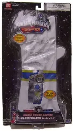 New 🌟 Power Rangers SPD Omega Power Ranger Electronic Gloves Roleplay Toy 🔥