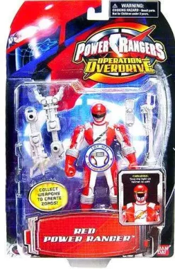 Discount 👏 Power Rangers Operation Overdrive Red Power Ranger Action Figure ⌛
