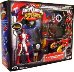 Coupon 🧨 Power Rangers Operation Overdrive Red Transtek Armor Machine Action Figure Set [Damaged Package] 🧨