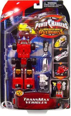 Outlet 🛒 Power Rangers Operation Overdrive TranxMax Vehicles [Set A, Damaged Package] 🔥